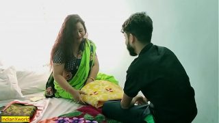 Indian hot beautiful Bhabhi one night stand sex video