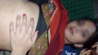 Indian Telugu  Bhabhi Sucking Boobs With Missionary Style Fucking By Devar