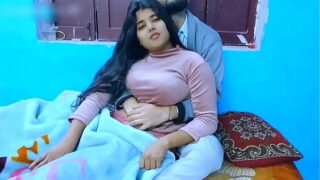 Indian Telugu house wife fingering wet pussy with hard fuck by husband
