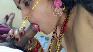 Indian Telugu married woman and ex lover fucking with blowjob