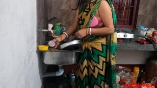 Indian Telugu Step Sister With Brother Fucked Pussy And Ass In Kitchen