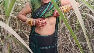 Indian Telugu Village Bhabi Boobs Suck And Pussy Fucks In Outdoor