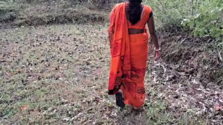 Indian Telugu Village girlfriend oral sex and pussy fucked by boyfriend