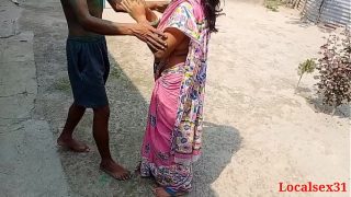 Pink Saree Beautiful Bengali Telugu Bhabi Sex In A Holi
