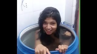 Telugu girl nude enjoy in water with lover